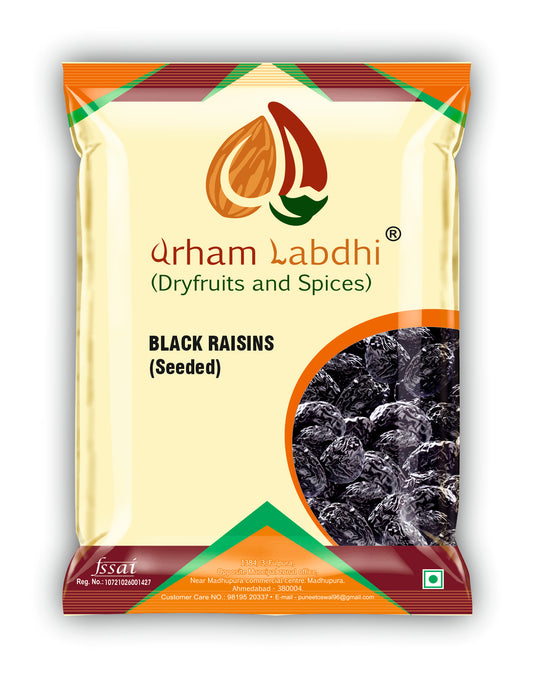 AFGANI BLACK RAISINS (WITH SEED)