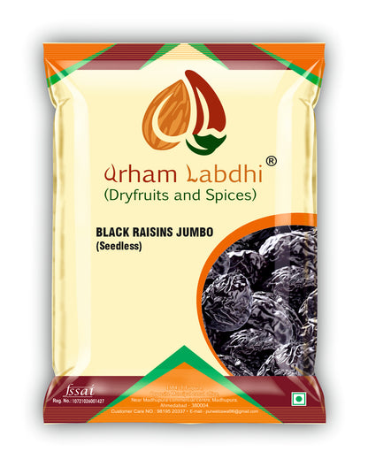 JUMBO BLACK RAISINS (SEEDLESS)