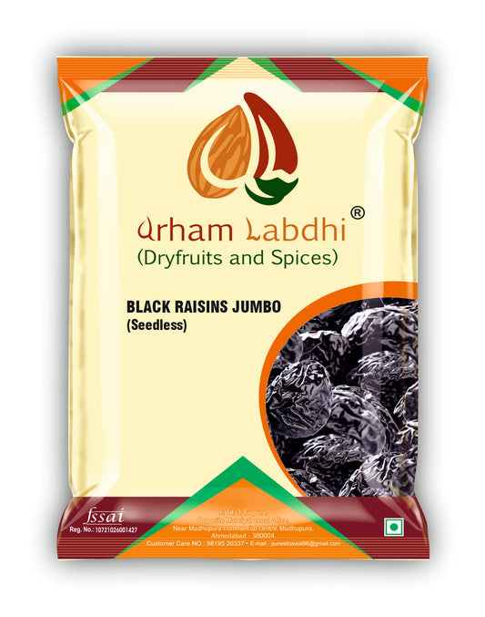 JUMBO BLACK RAISINS (SEEDLESS)