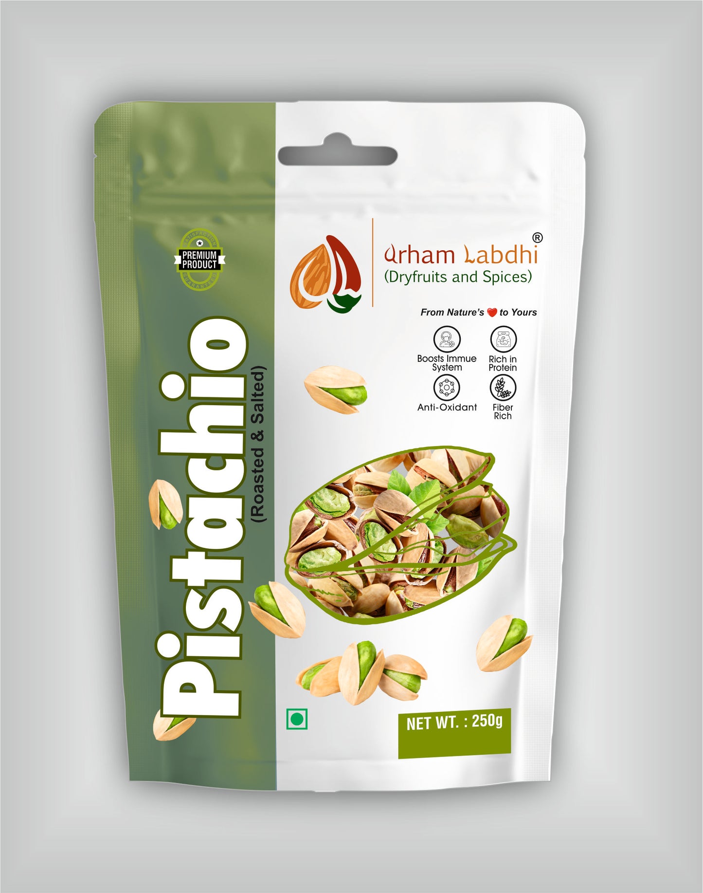 JUMBO CALIFORNIA PISTA (ROASTED AND SALTED)